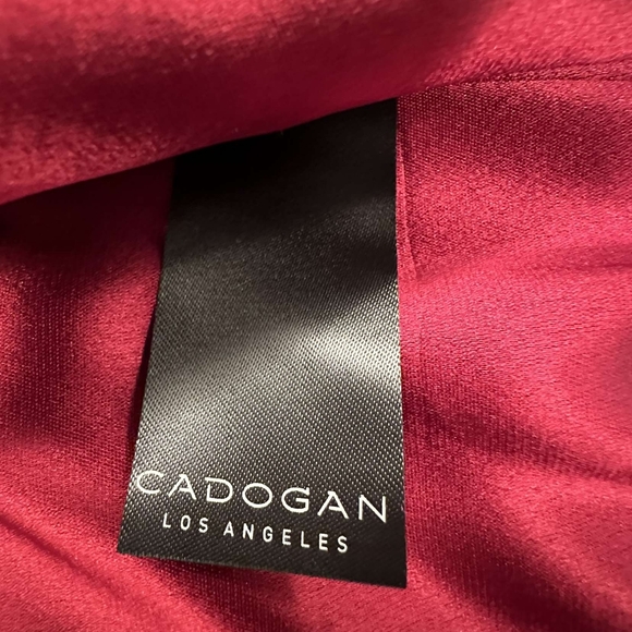 NWOT Cadogan Apollo Leather Jacket - US XXL, Black/Red - Picture 6 of 8